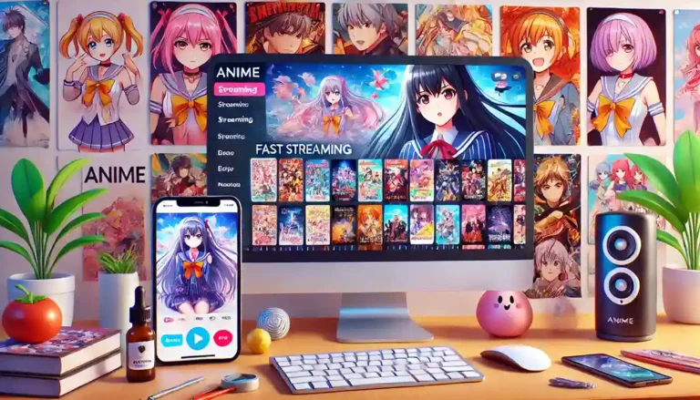 "Anime surge platform interface showcasing WCO Anime features."