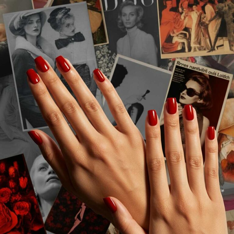 Red nails